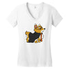 corgi potter Women's V-Neck T-Shirt