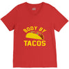 body by tacos funny V-Neck Tee