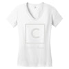 carbon based organism Women's V-Neck T-Shirt