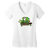 plants vs Women's V-Neck T-Shirt