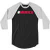 #murica 3/4 Sleeve Shirt