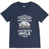Motorcycles Uncle V-Neck Tee