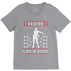 floss like a boss V-Neck Tee