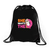 She Wants The D Dunkin Donuts Drawstring Bags