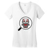 hello! i'm down here! Women's V-Neck T-Shirt
