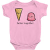 better together Baby Onesie