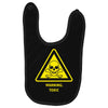 toxic hazard laboratory poison substance warning Baby Bibs