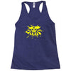 zelda link hylian shield triforce splat Racerback Tank