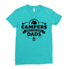 Campers Make the Best Dads Ladies Fitted T-Shirt