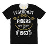 legendary riders are born in 1963 All Over Women's T-shirt