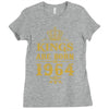kings are born in 1964 Ladies Fitted T-Shirt