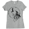 full moon Ladies Fitted T-Shirt