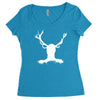 hannibal   stag Women's Triblend Scoop T-shirt