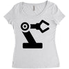 black robot Women's Triblend Scoop T-shirt