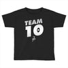 team 10  silver Toddler T-shirt