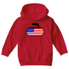 usa curling Youth Hoodie