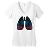Lungs Women's V-Neck T-Shirt