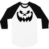 evil pumpkin face halloween costume 3/4 Sleeve Shirt