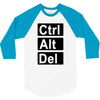 control alt delete 3/4 Sleeve Shirt