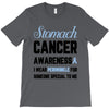 stomach cancer awaneress i wear periwinkle for someone special to me T-Shirt