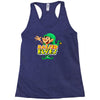 raised by elves elf christmas Racerback Tank
