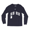 blue boxes Long Sleeve Shirts