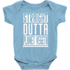 straight outta planet vegeta Baby Bodysuit
