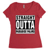 straight outta paradise palms Women's Triblend Scoop T-shirt
