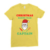 christmas baking team captain Ladies Fitted T-Shirt