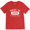 40th birthday gifts made 1978 all original parts V-Neck Tee