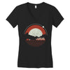 peaceful universe Women's V-Neck T-Shirt