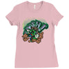 mario smash! Ladies Fitted T-Shirt
