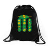cheesy talk Drawstring Bags