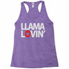 llama lovin' lover Racerback Tank