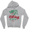 Daddy Hiking Buddy Mountains Zipper Hoodie