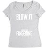 alien blow it fingering Women's Triblend Scoop T-shirt