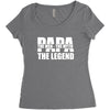 PAPA The Man The Myth The Legend T-Shirt T-Shirt Women's Triblend Scoop T-shirt