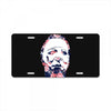 michael myers floral mask License Plate