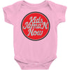 kids now Baby Bodysuit