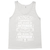 Real Kings Are Born On October 9 Tank Top