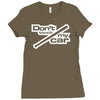 don&acute;t touch my car Ladies Fitted T-Shirt