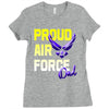 proud air force dad Ladies Fitted T-Shirt