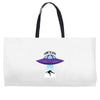 i want to leave Weekender Totes