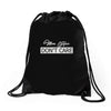 mom hair don't care Drawstring Bags