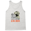 This Girl Loves Her Golden Tank Top