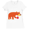 bearly awake Ladies Fitted T-Shirt