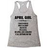 Super April Girl Racerback Tank