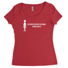 movie t shirt inspired by classic films   paul Women's Triblend Scoop T-shirt