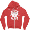 sloth's gym Zipper Hoodie