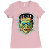 vintage frankenstein mask Ladies Fitted T-Shirt